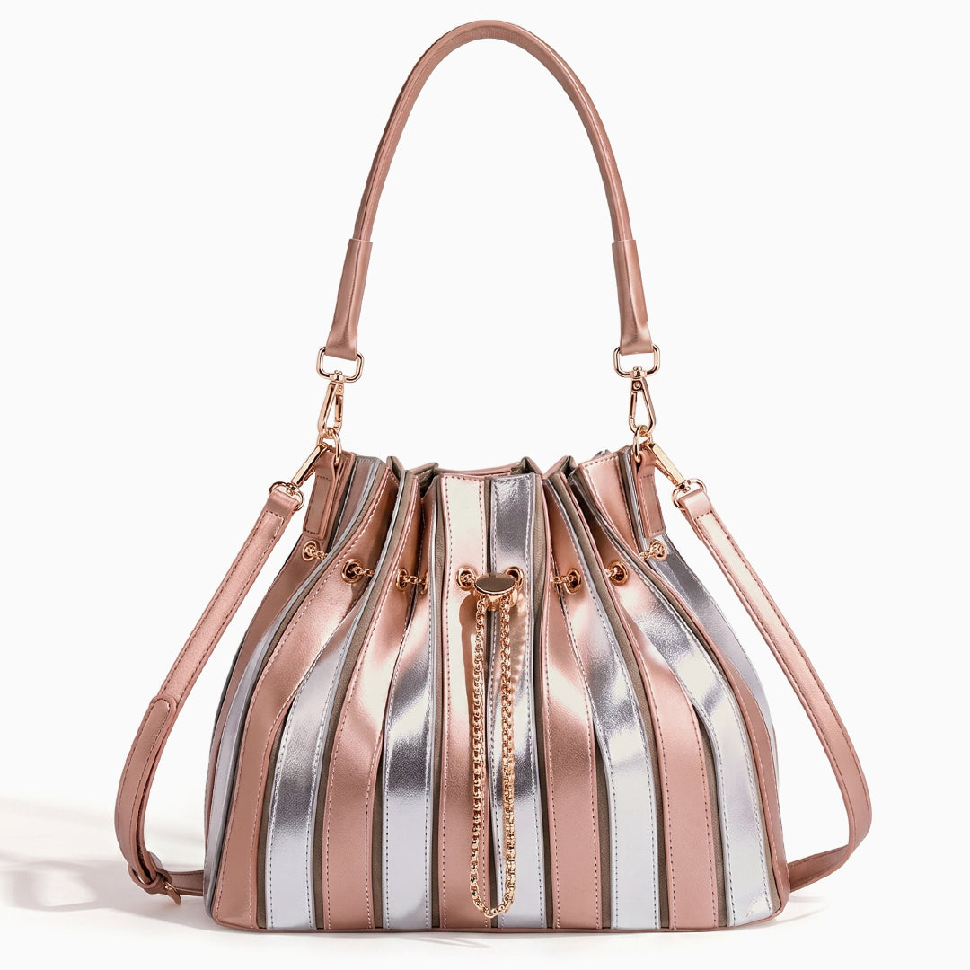 Pink with Silver