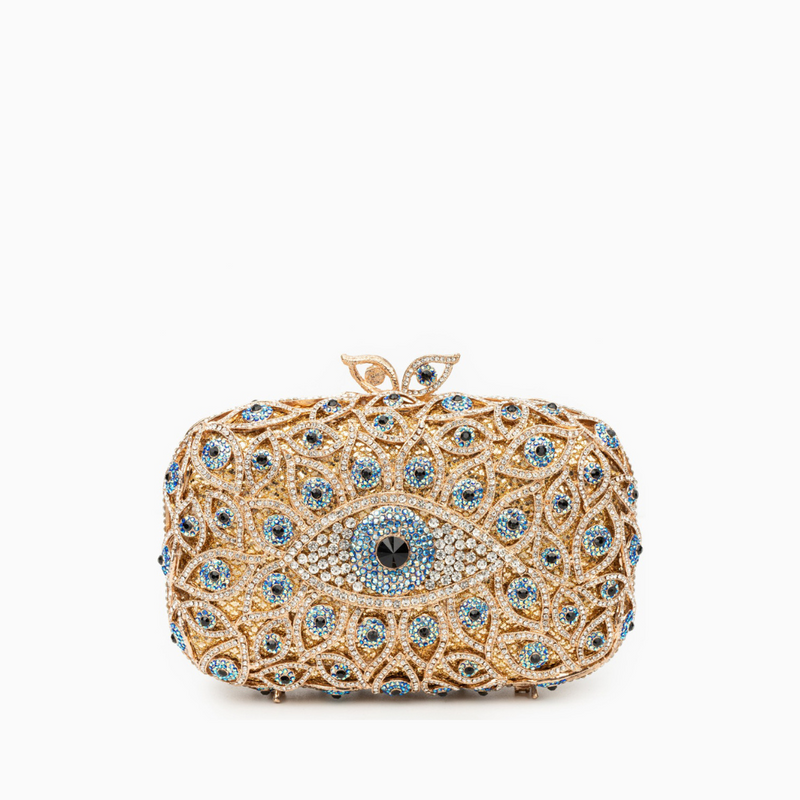 Kopertówka Crystal Evil Eye - złota